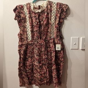 Free People Floral Top